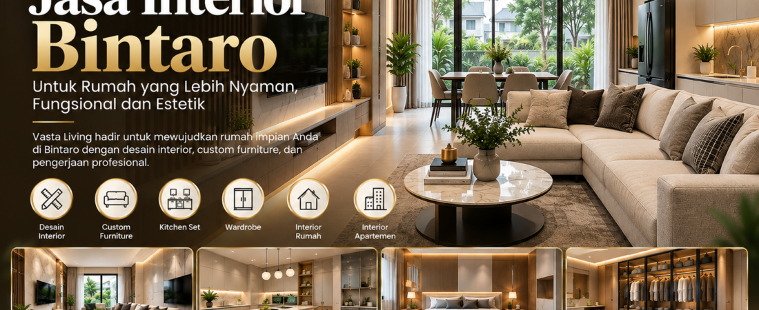 Jasa Interior Bintaro untuk Rumah Modern dan Nyaman