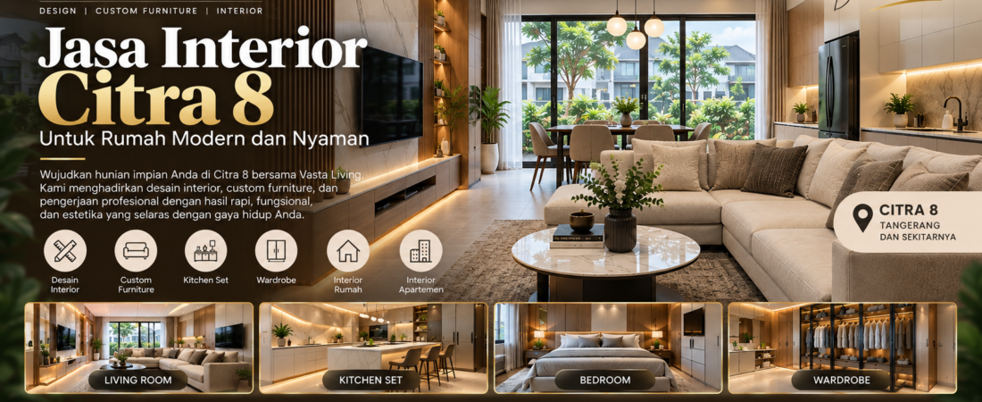 Jasa Interior Citra 8 untuk Rumah Modern dan Nyaman